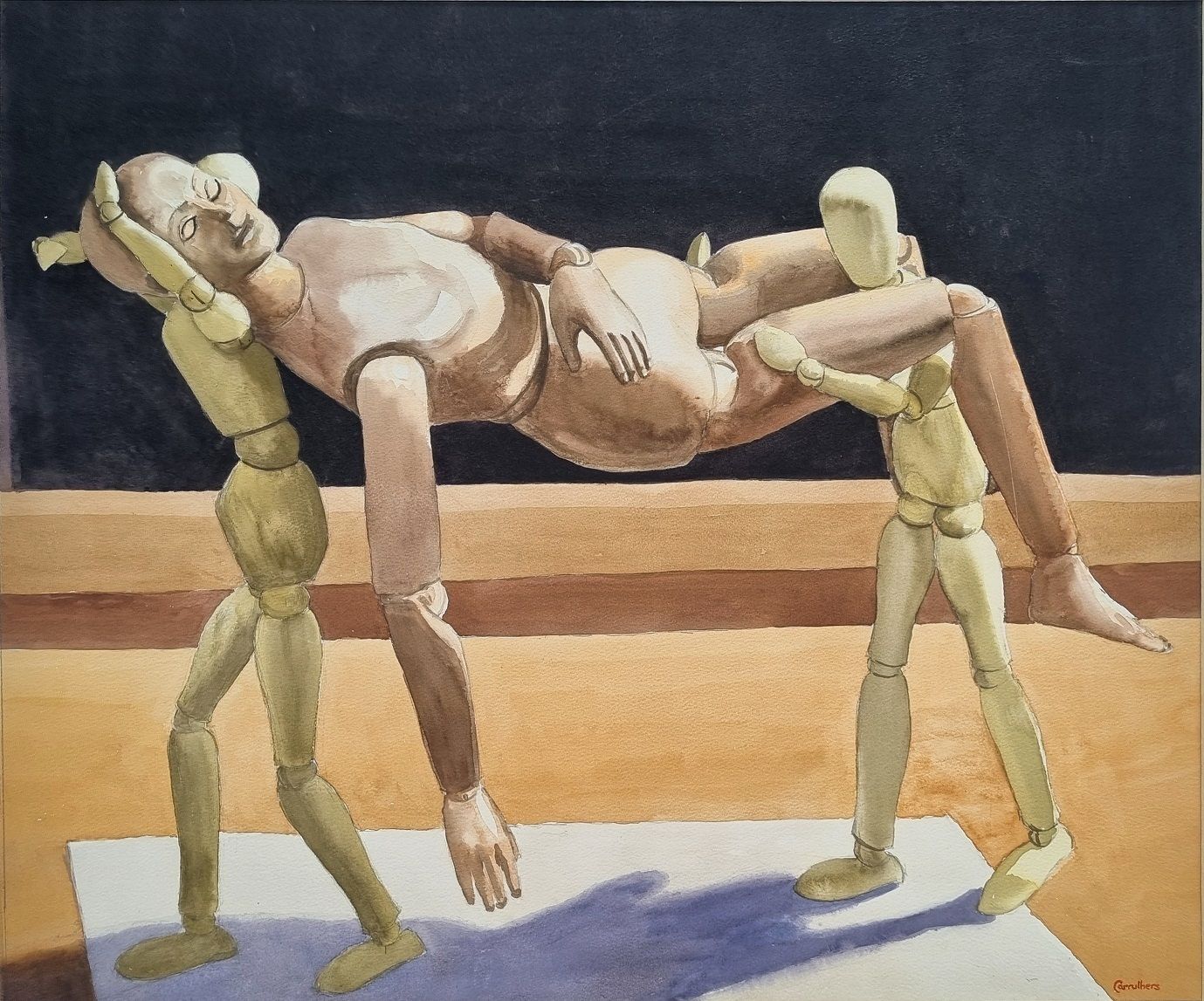 Derek Carruthers – The Carriers (Framed Watercolour)