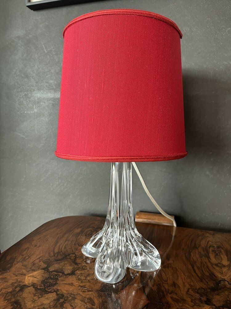 Vintage French Table Lamp By Cristallerie Lorraine, 1960s photo furniture