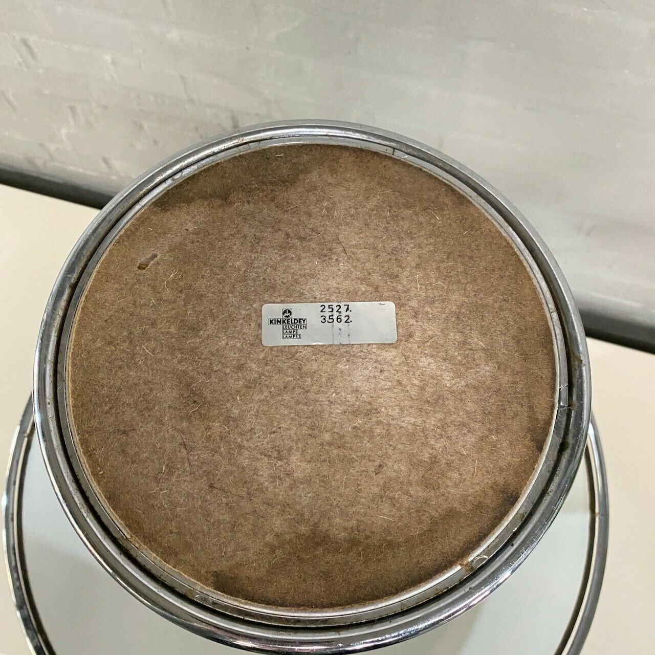 Kinkeldey Leuchten Chromen Tafellamp — Duitsland, Jaren 1970 photo furniture