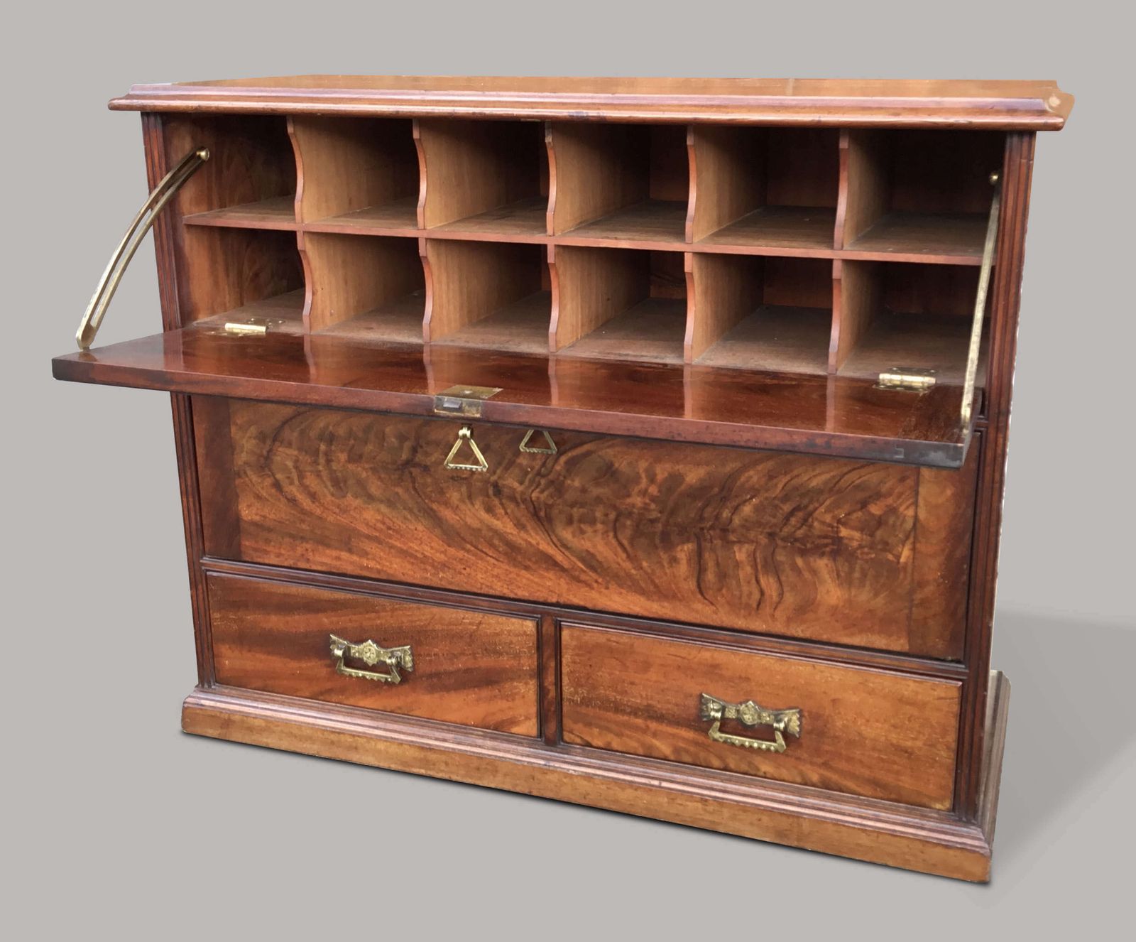 Excellent Quality C19th Mahogany Haberdashery Cabinet / Office Cabinet photo furniture