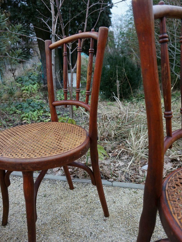 No. 66 Bistro Dining Chairs From Thonet, Vienna, Austria, 1910s, Set Of 4 photo Furniture
