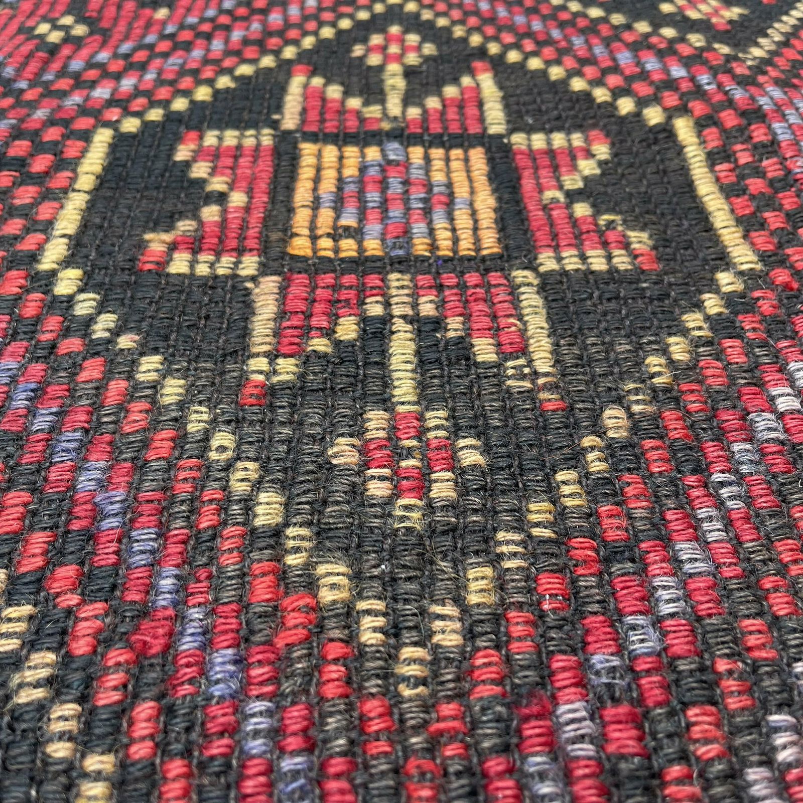 Traditional Turkish Mini Kilim Rug ,Vintage Anatolian Turkish Kelim photo vinterior