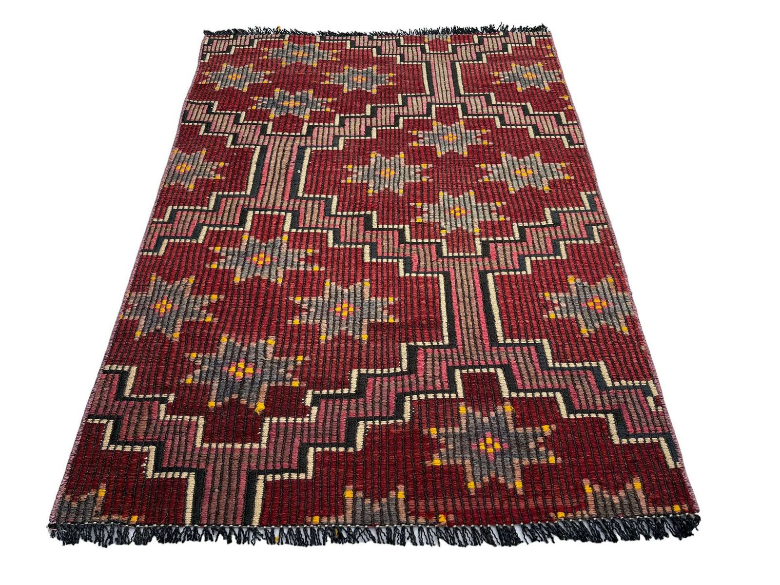 Traditional Turkish Mini Kilim Rug ,Vintage Anatolian Turkish Kelim 120 X 86 Cm photo buy