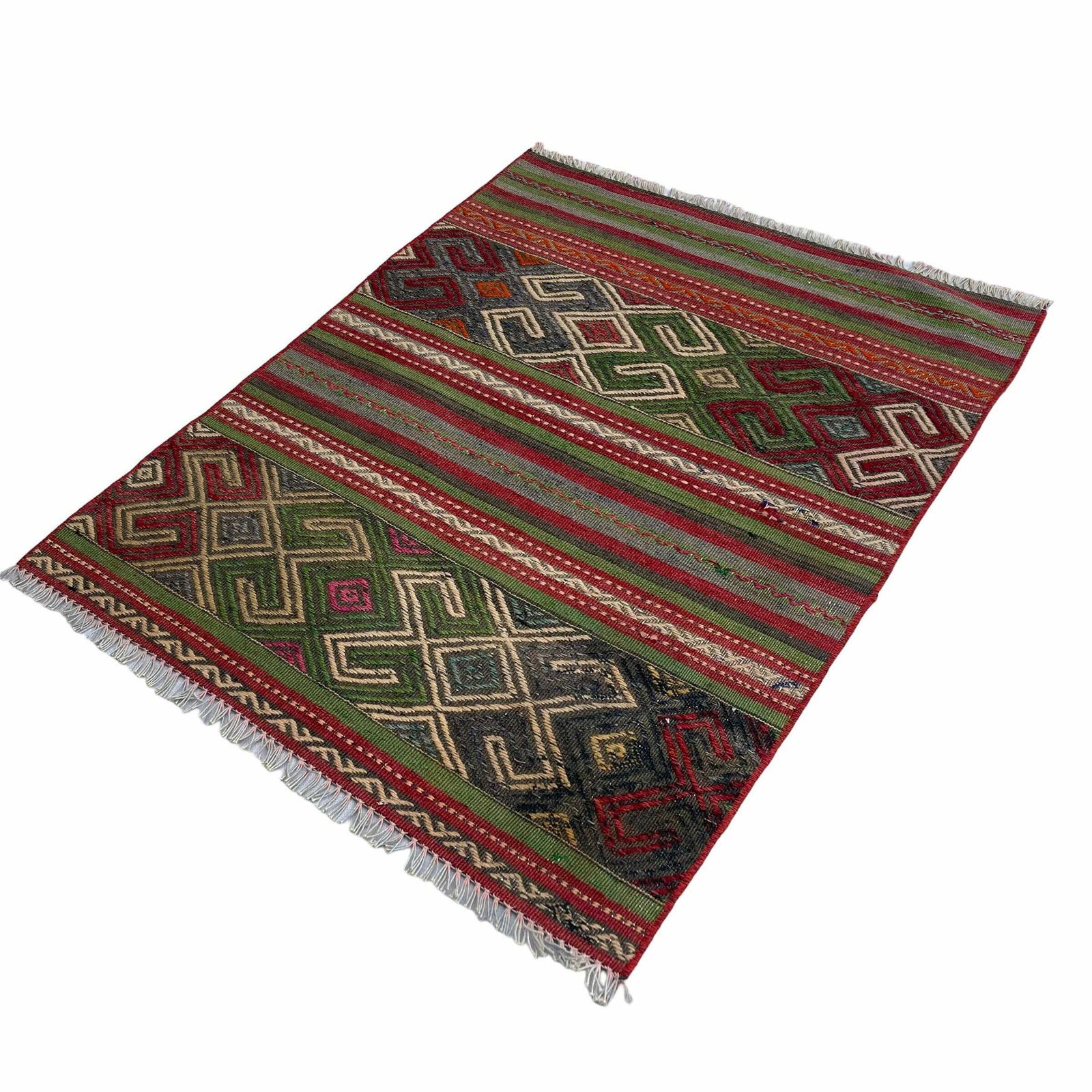 photo furniture Traditional Turkish Mini Kilim Rug ,Vintage Anatolian Turkish Kelim 94 X 72 Cm