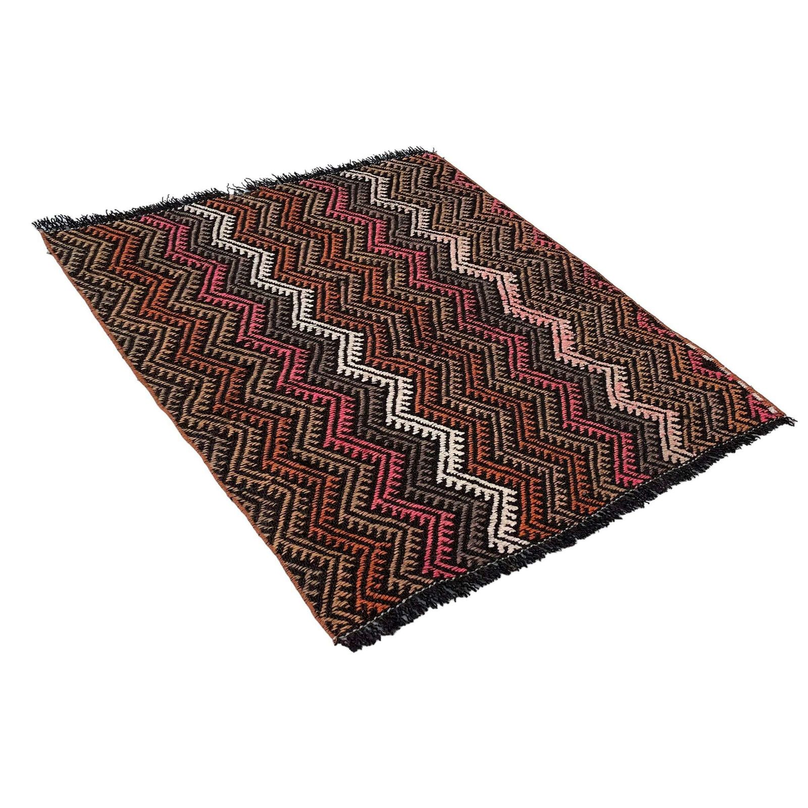 photo furniture Traditioneel Turks Mini Kilimkleed, Vintage Anatolisch Turks Kelim 98 X 80 Cm