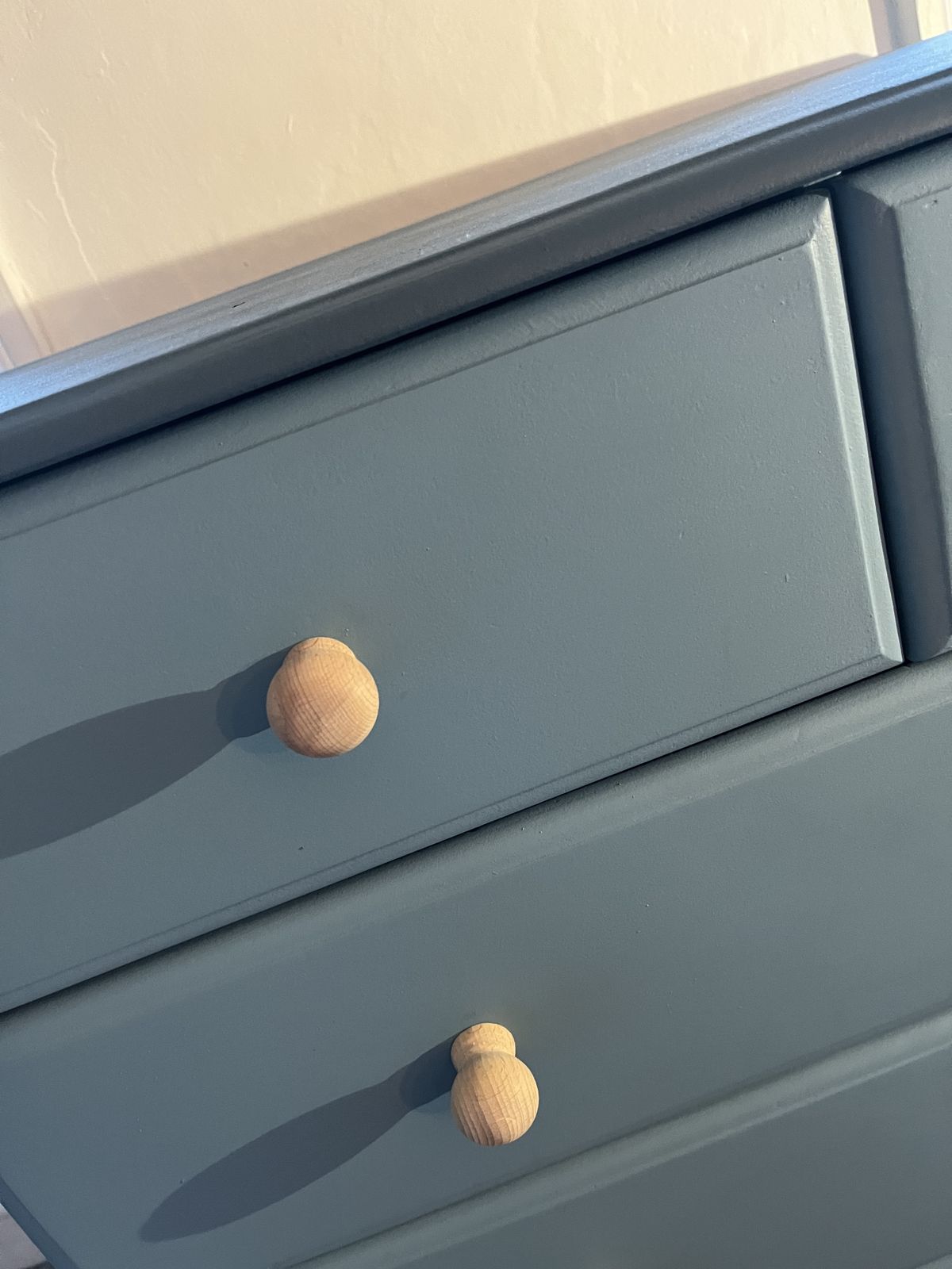 Upcycled Two Tone Blue Chest Of Drawers photo 350.0