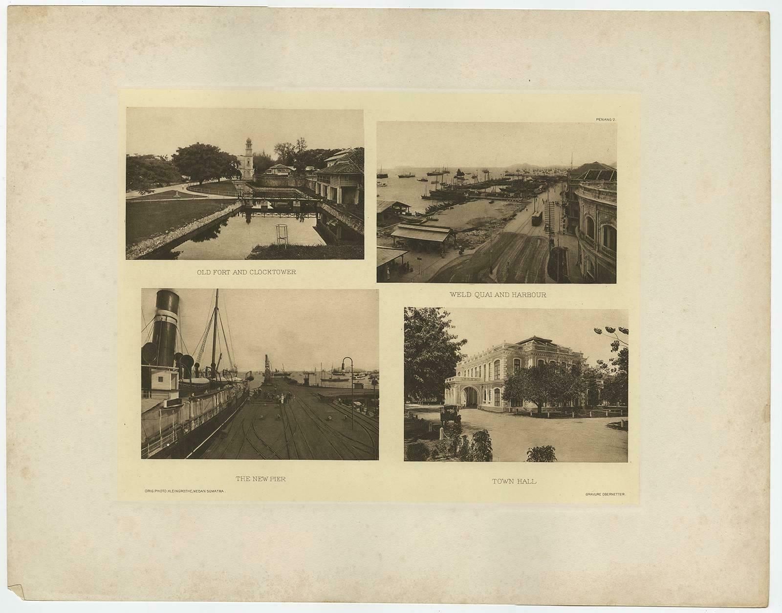 Malay Peninsula By C.J. Kleingrothe, 1907 photo vintage