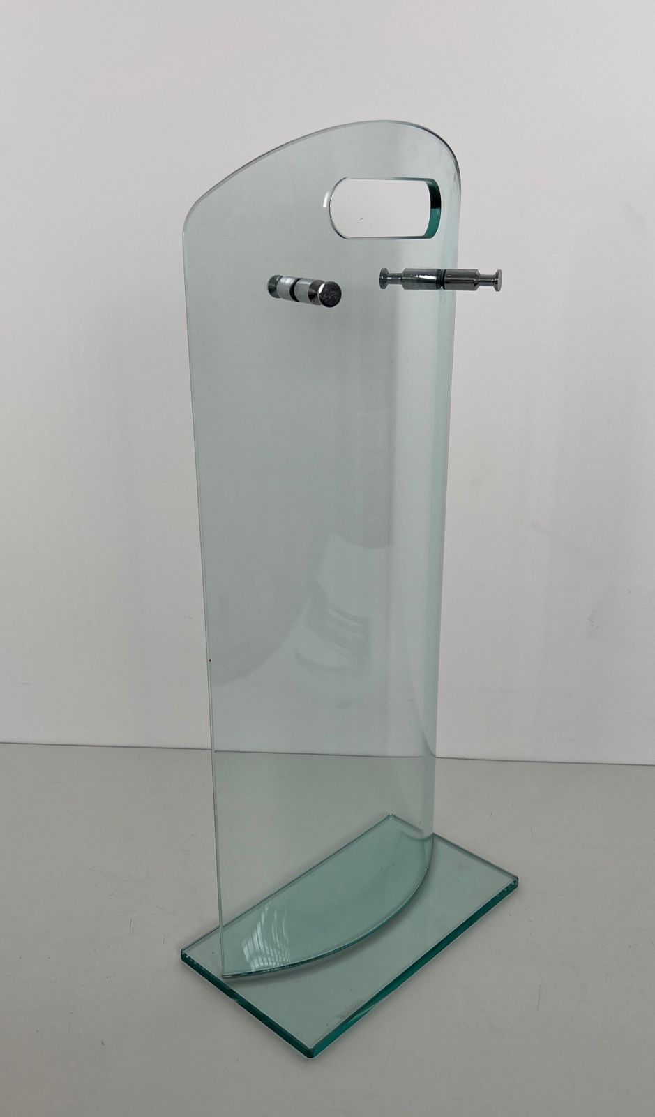 Design Fire Kit In Tempered Glass And Chrome photo 1250.0
