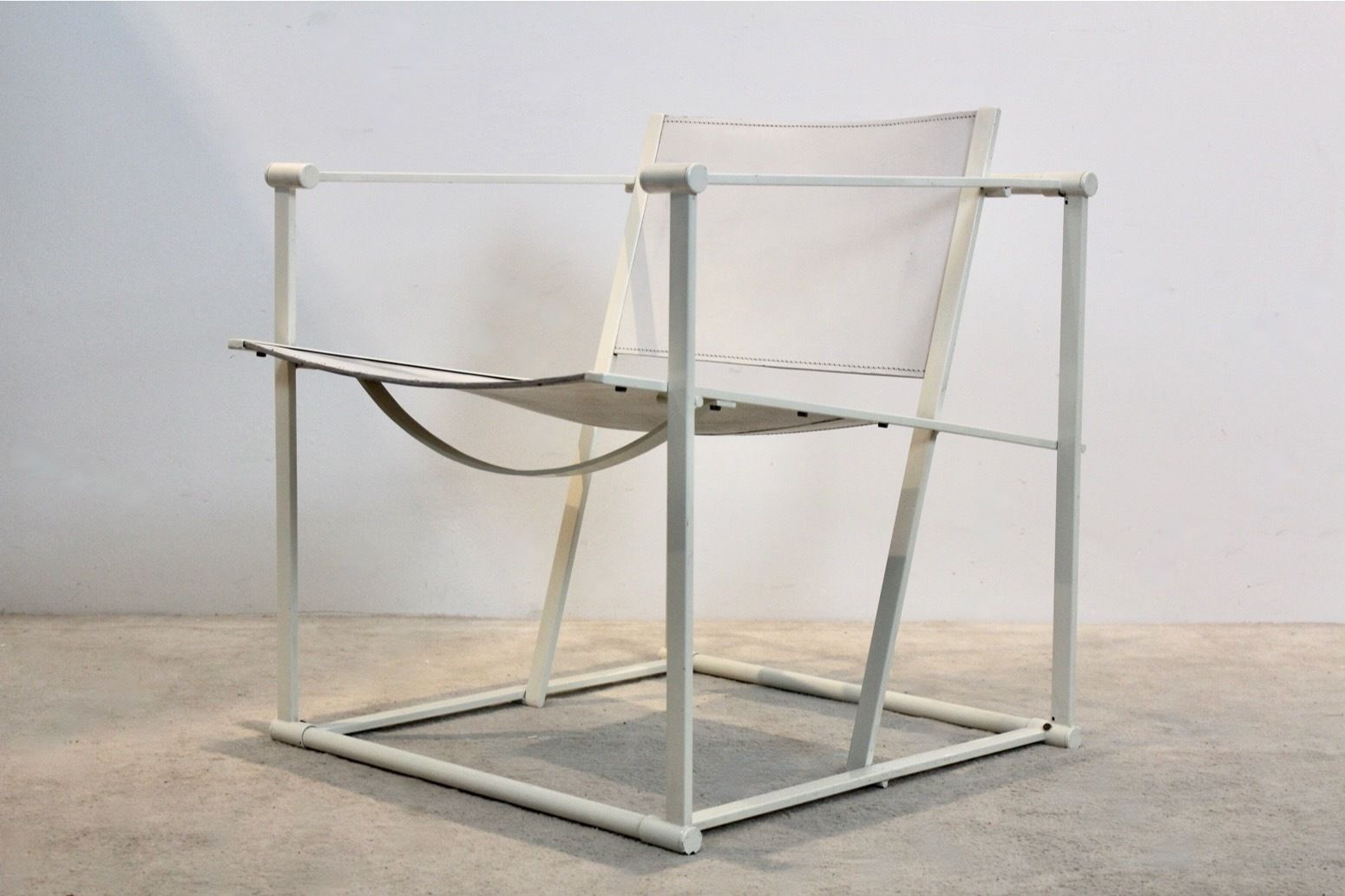 Fm62 Cubic Leather Lounge Chair By Radboud Van Beekum For Pastoe photo buy