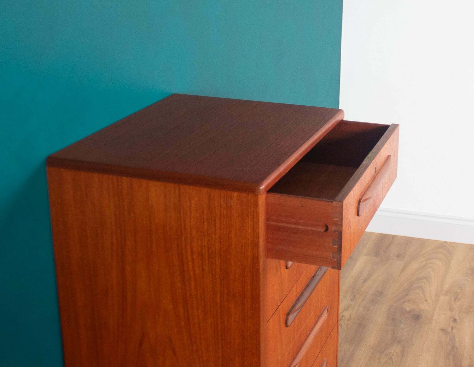 photo furniture Retro Teak 1960s Tall G Plan Fresco Chest Of Drawers By Victor Wilkins