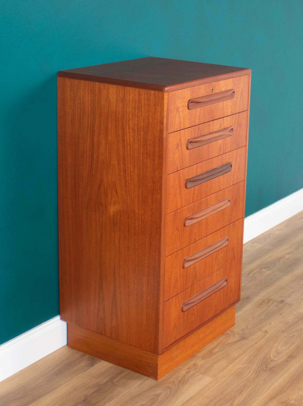 Furniture Retro Teak 1960s Tall G Plan Fresco Chest Of Drawers By Victor Wilkins photo