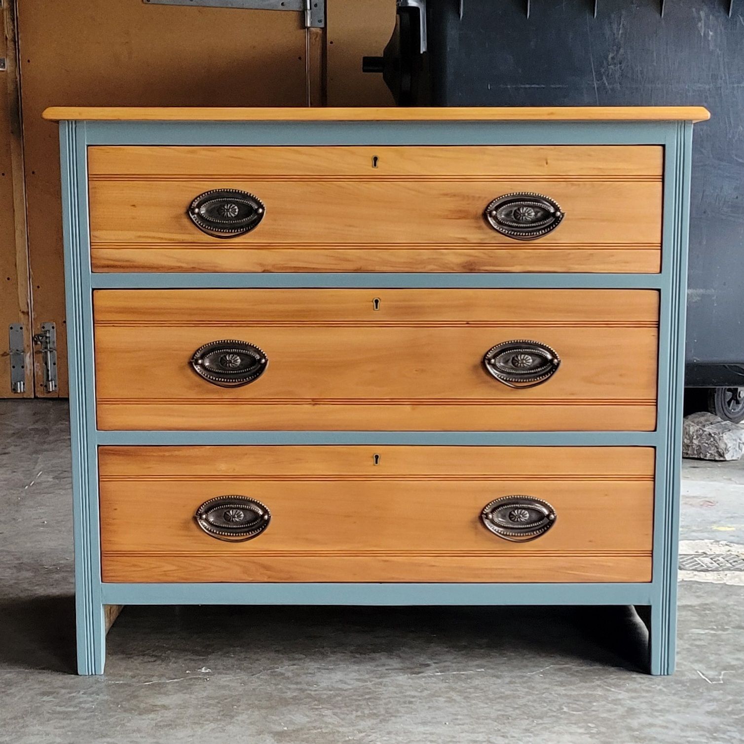 Refinished Edwardian Chest Of Drawers