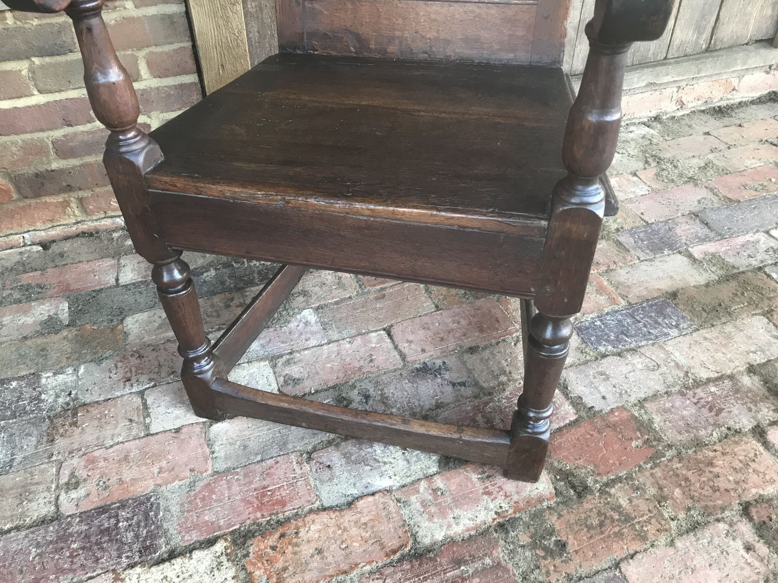 17th Century Oak Wainscot Chair photo furniture