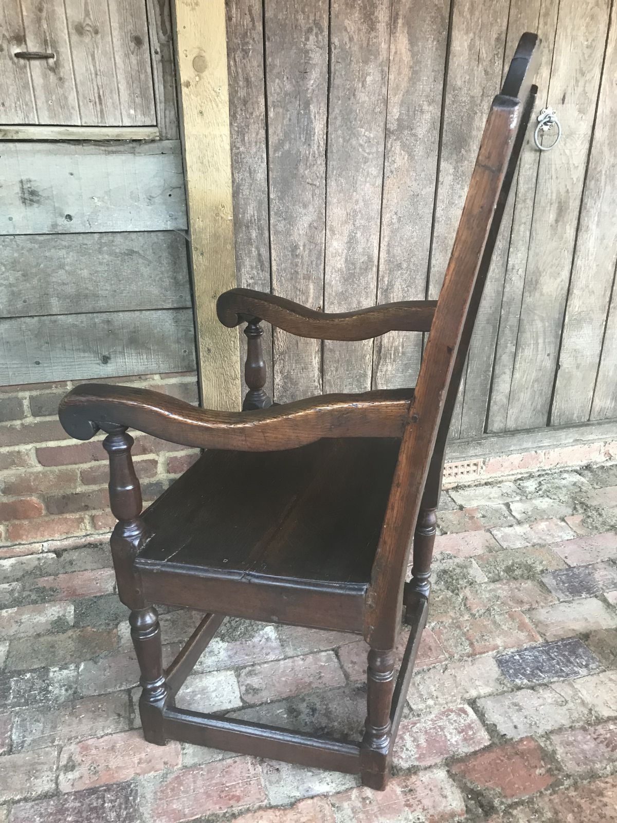 17th Century Oak Wainscot Chair photo Furniture