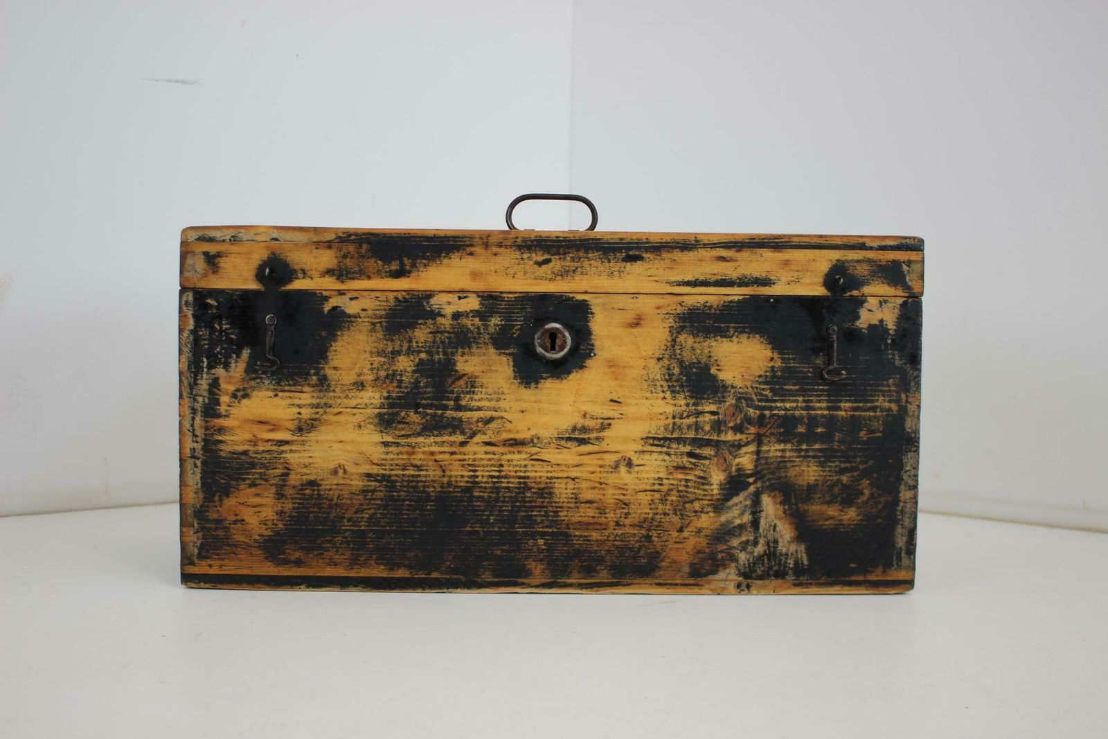1950s Military Suitcase With Name, Czechoslovakia photo Home Decor