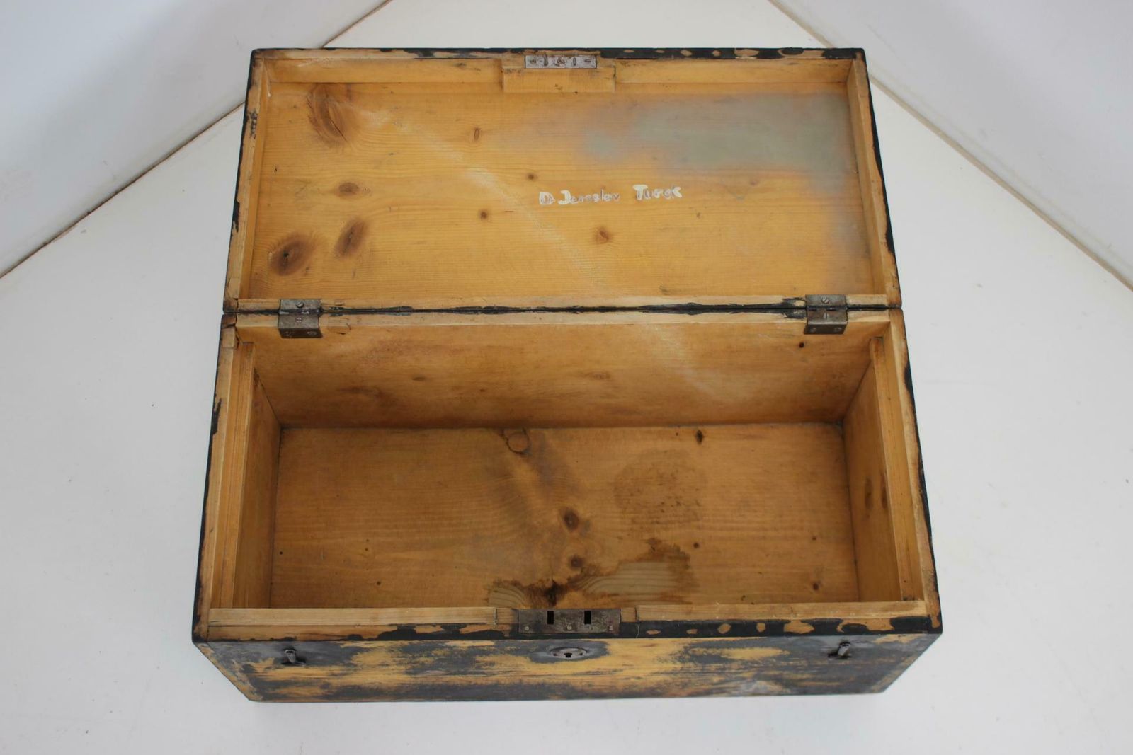 1950s Military Suitcase With Name, Czechoslovakia photo buy