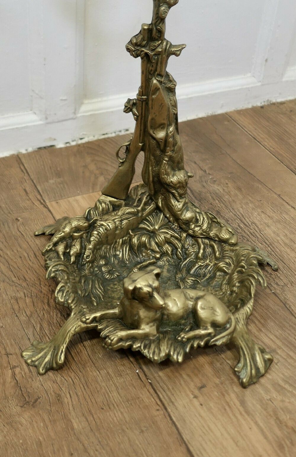 French Hunting Theme (Chasse) Brass Stick Stand photo furniture
