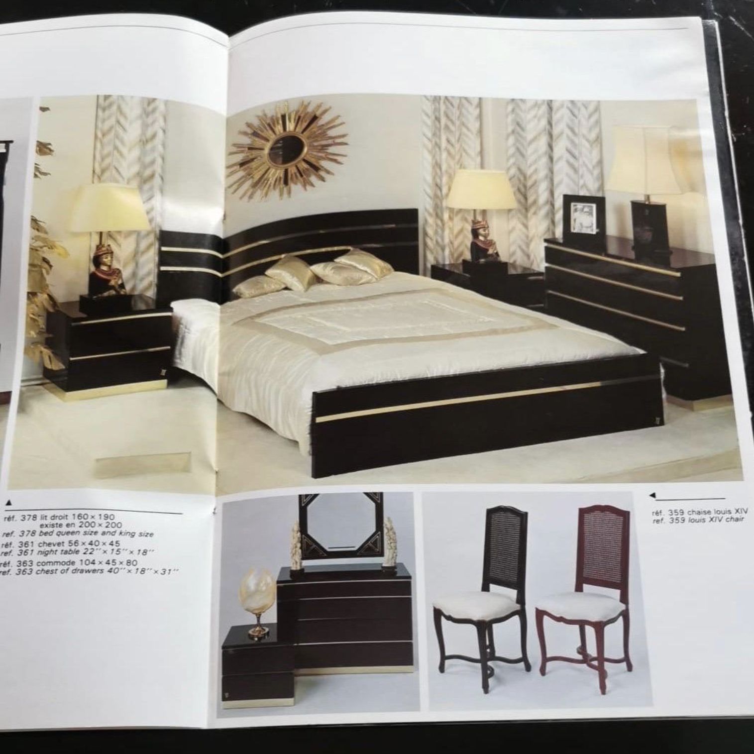 Eric Maville Burgundy Double Bed Only 1970s Hollywood Regency Mid Century Bedroom Brass Metal Frame photo for sale