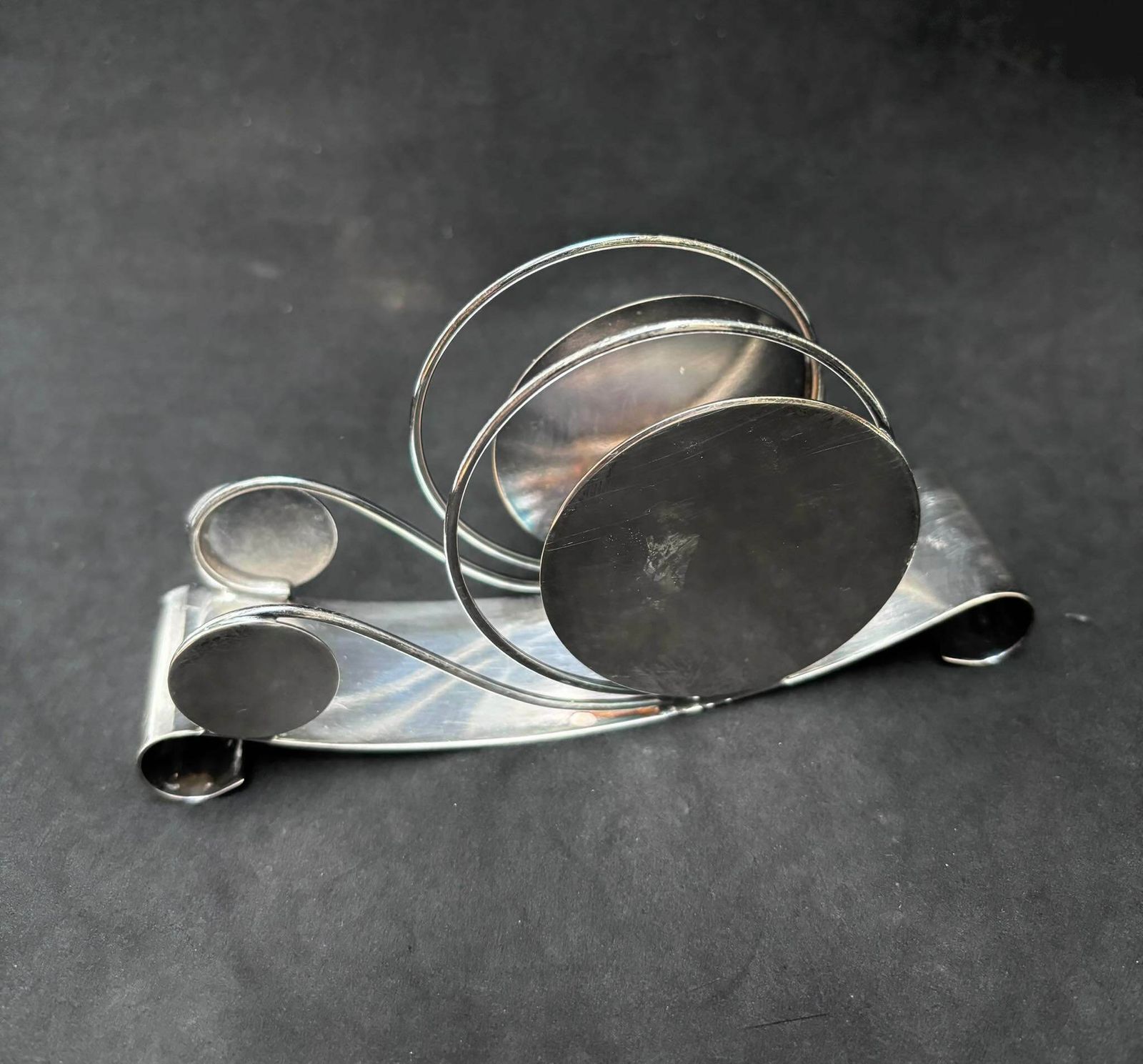 Art Deco Letter Holder Silver Plated Wmf Germany Napkin Mail Rare Desk Ornament Wedding Gift Decor Table Decor 1930s photo furniture