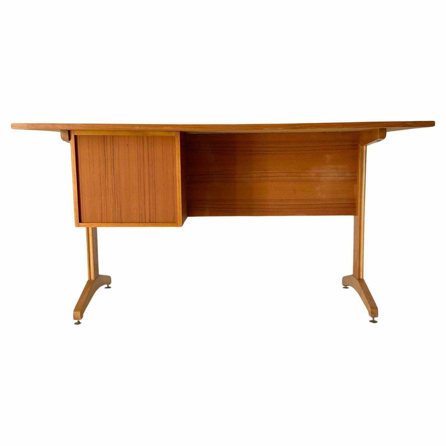 1960s Vintage Teak Desk In The Style Of Gianfranco Frattini photo Furniture