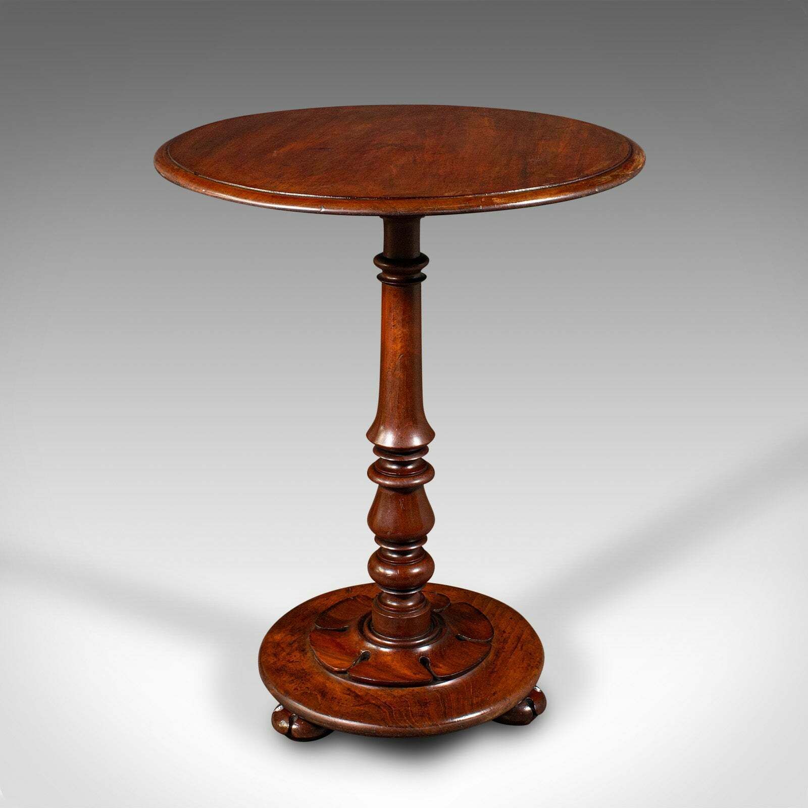 Antique Tilt Top Wine Table, English, Side, Lamp, Occasional, William IV, C.1835 photo for sale