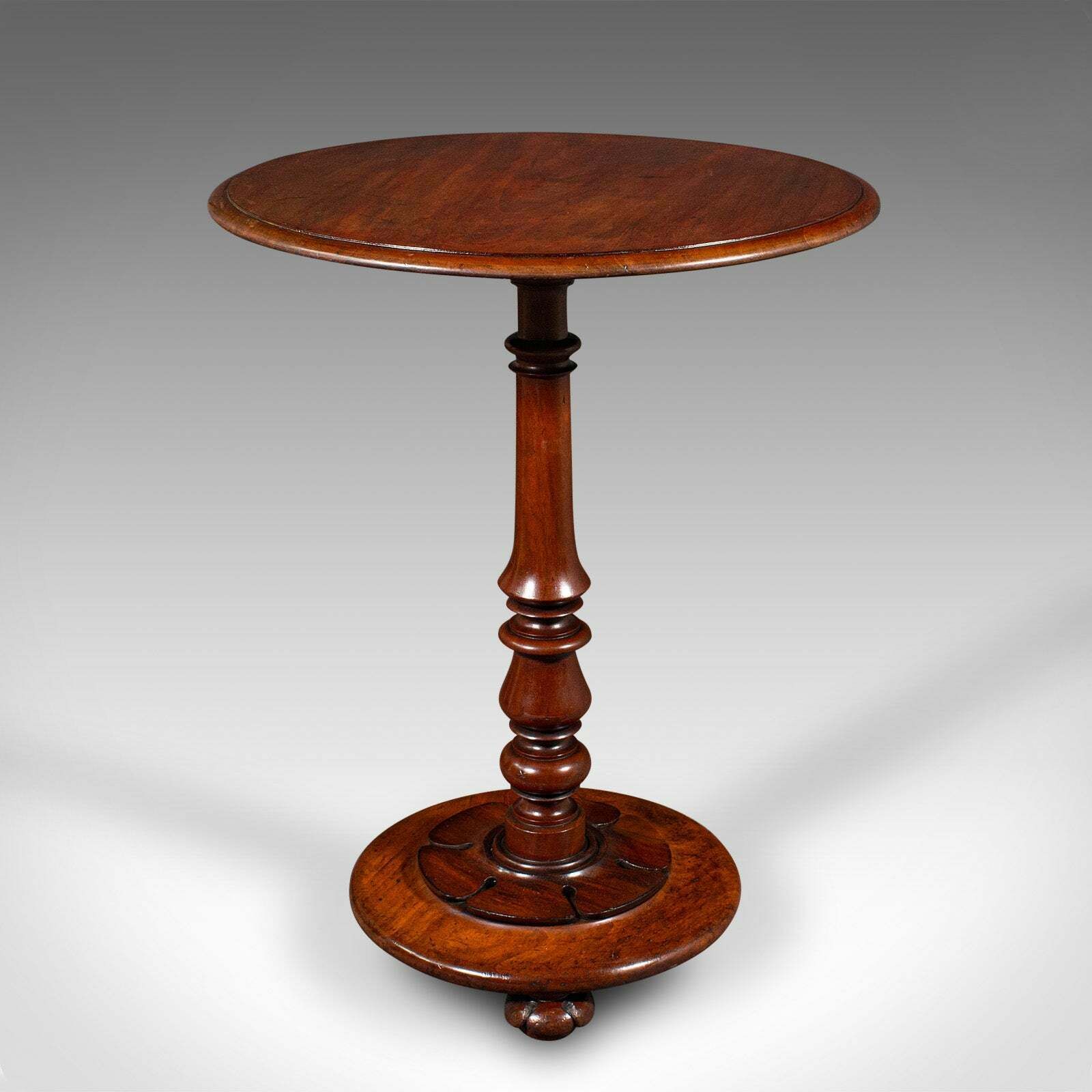 Antique Tilt Top Wine Table, English, Side, Lamp, Occasional, William IV, C.1835 photo vinterior