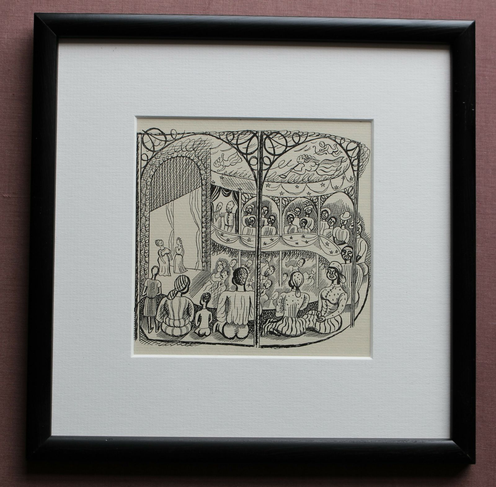 'Caribbean Theatre' By Edward Bawden C1929