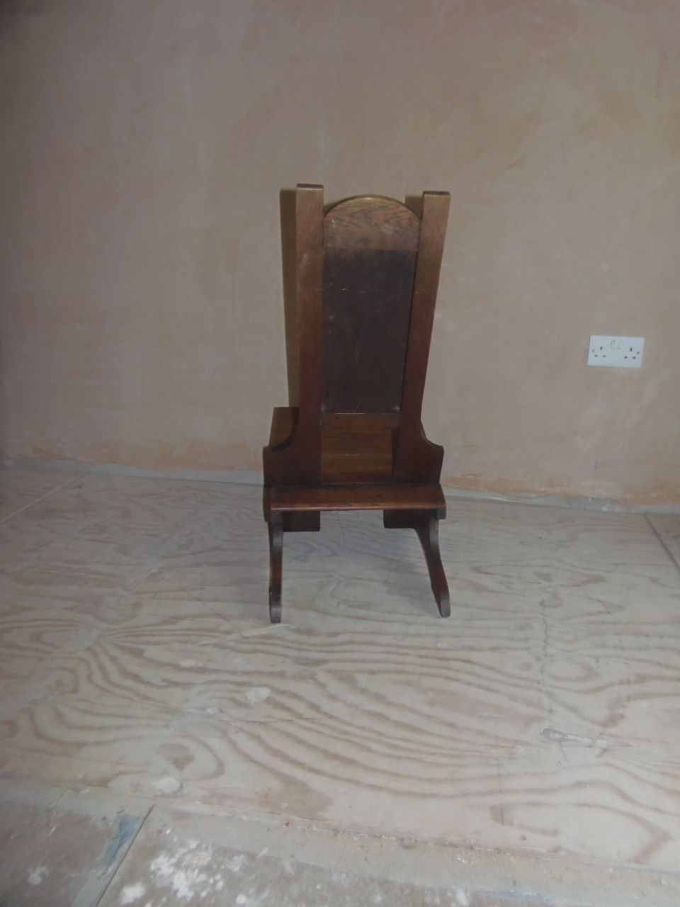 Arts And Crafts Oak Chair, 1900s photo 475.0