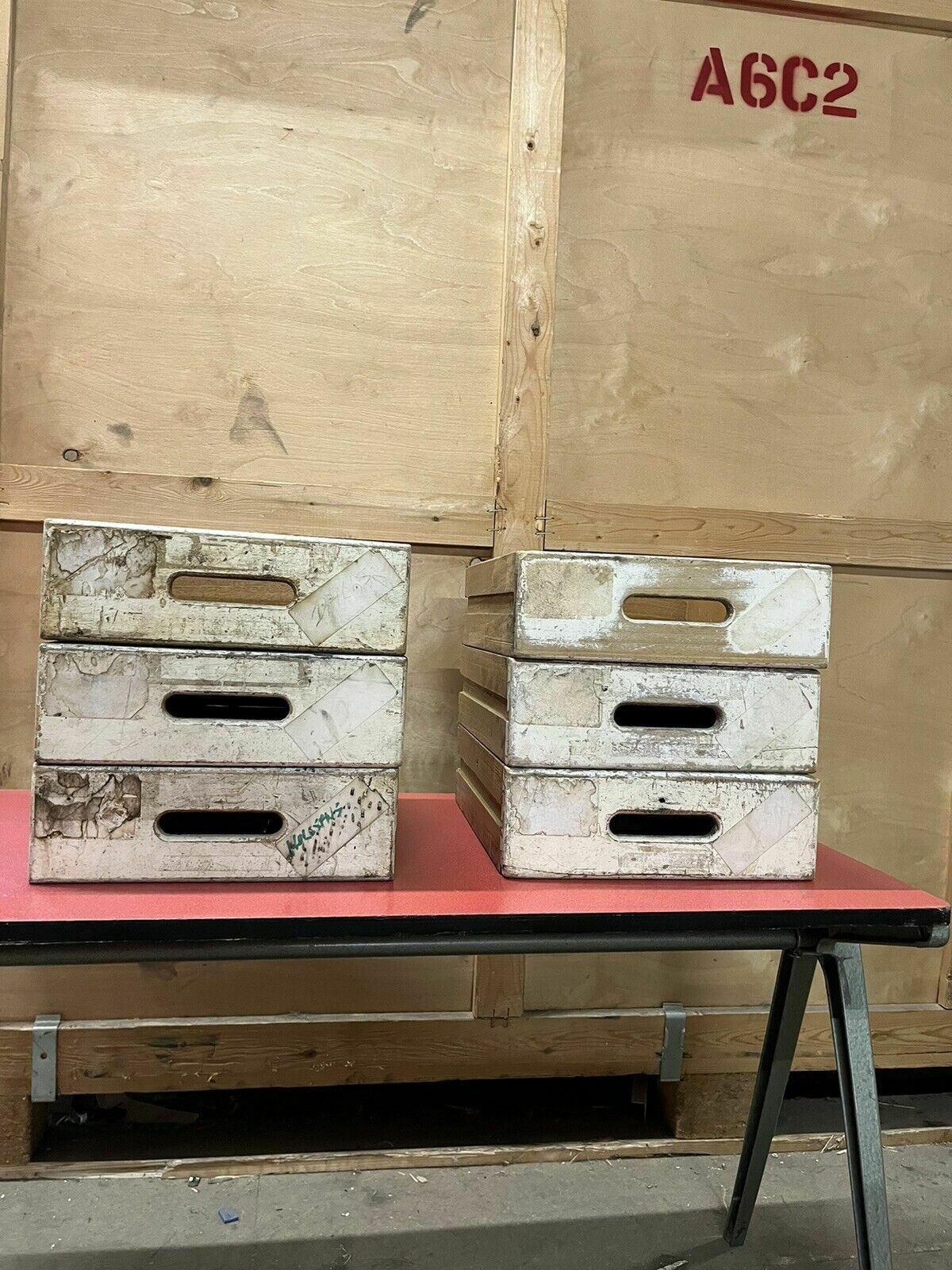 Vintage School Drawers Esa Esavian James Leonard Mid Century photo for sale