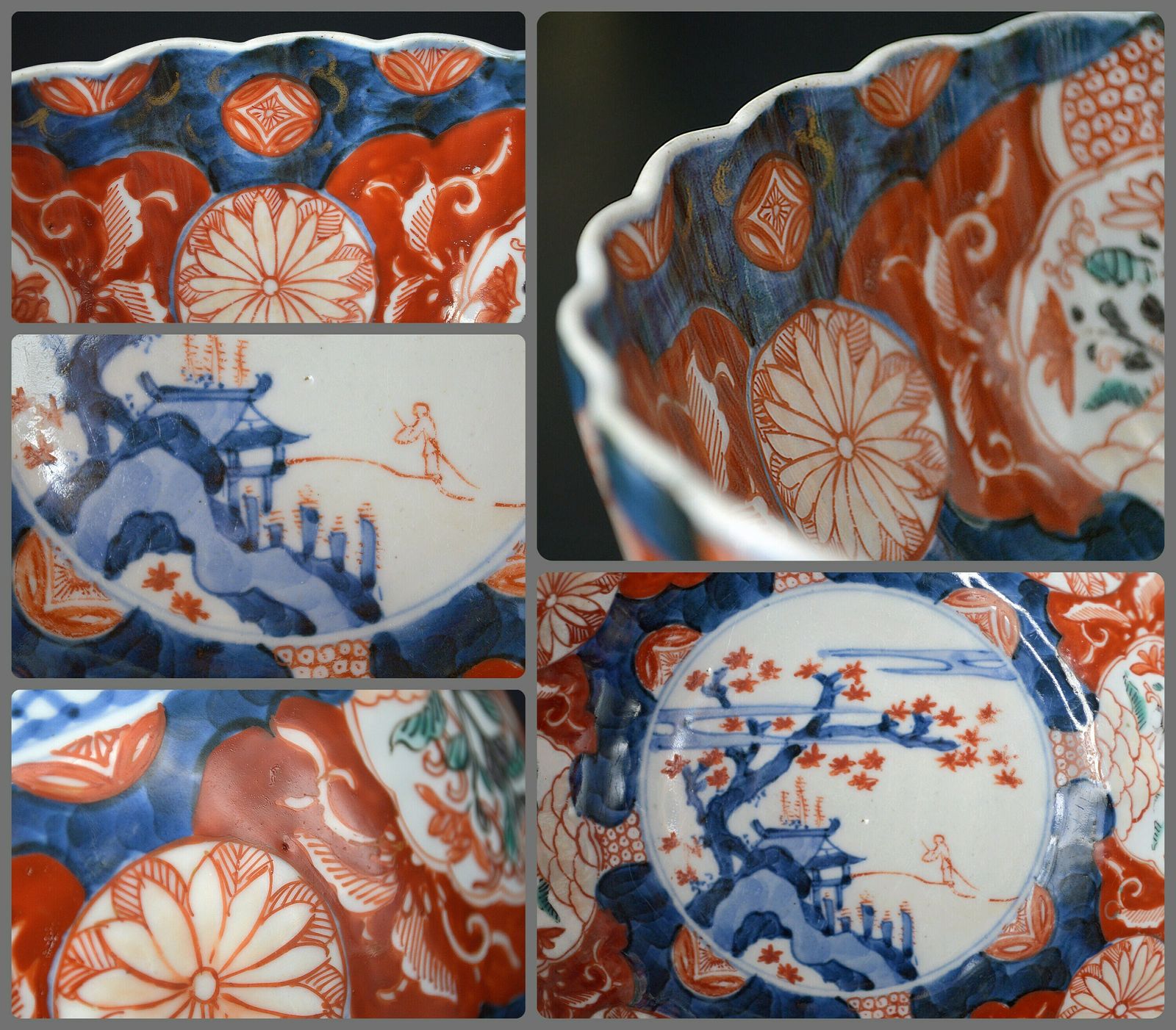 Japanese Meiji Period Imari Bowl | Japanese Ceramics | Antique Porcelain photo vintage