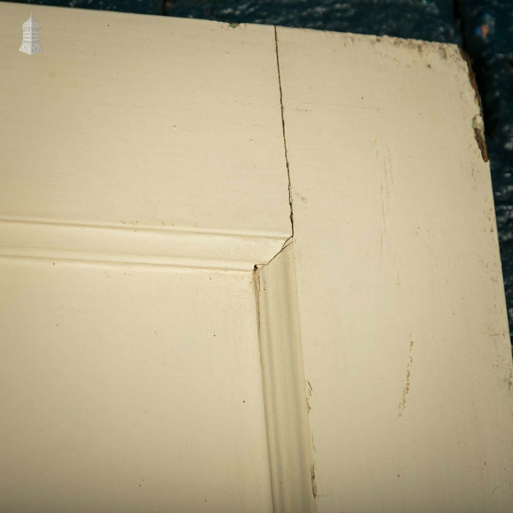 1930’s Style Door, White Painted, 1 Over 3 Panelled Door photo furniture