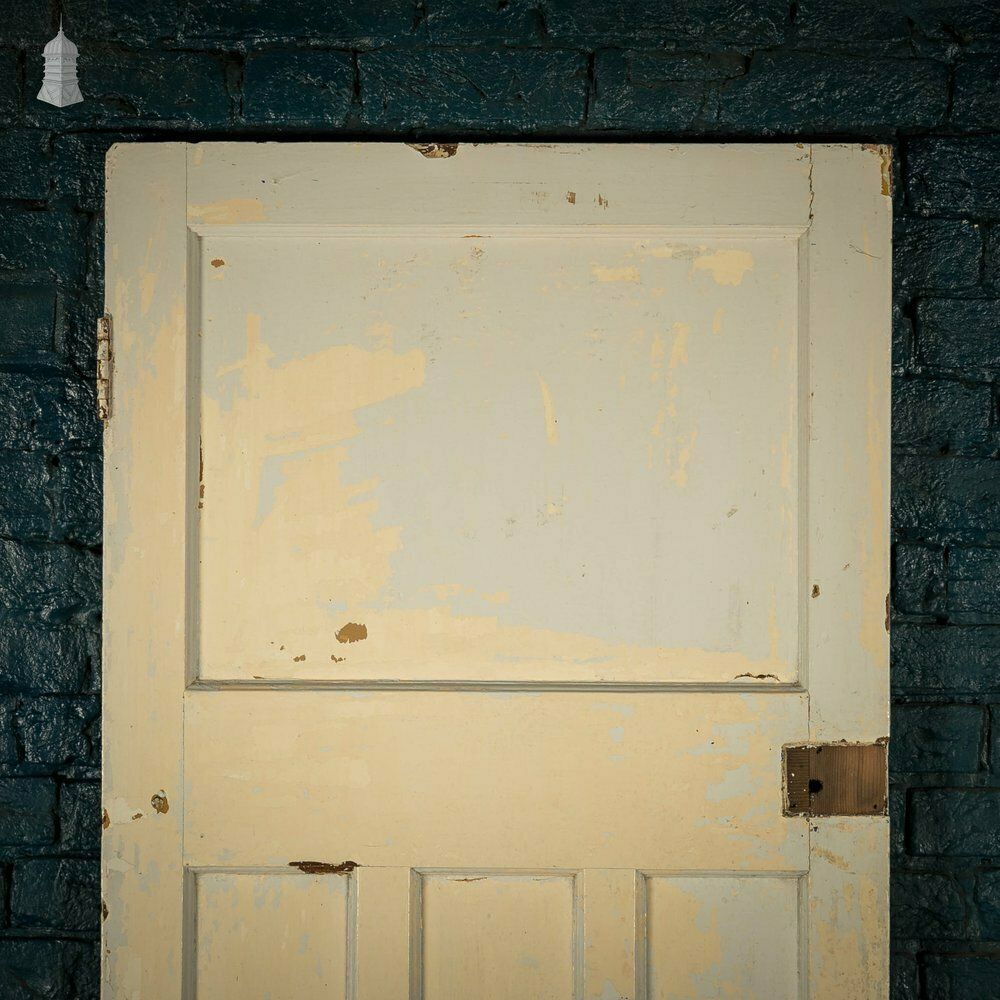 Pine Panelled Door, Moulded 4 Panel White Painted Door photo furniture
