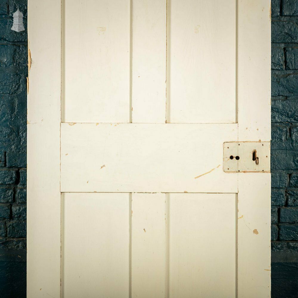 photo buy Pine Panelled Door, 4 Panel White Painted