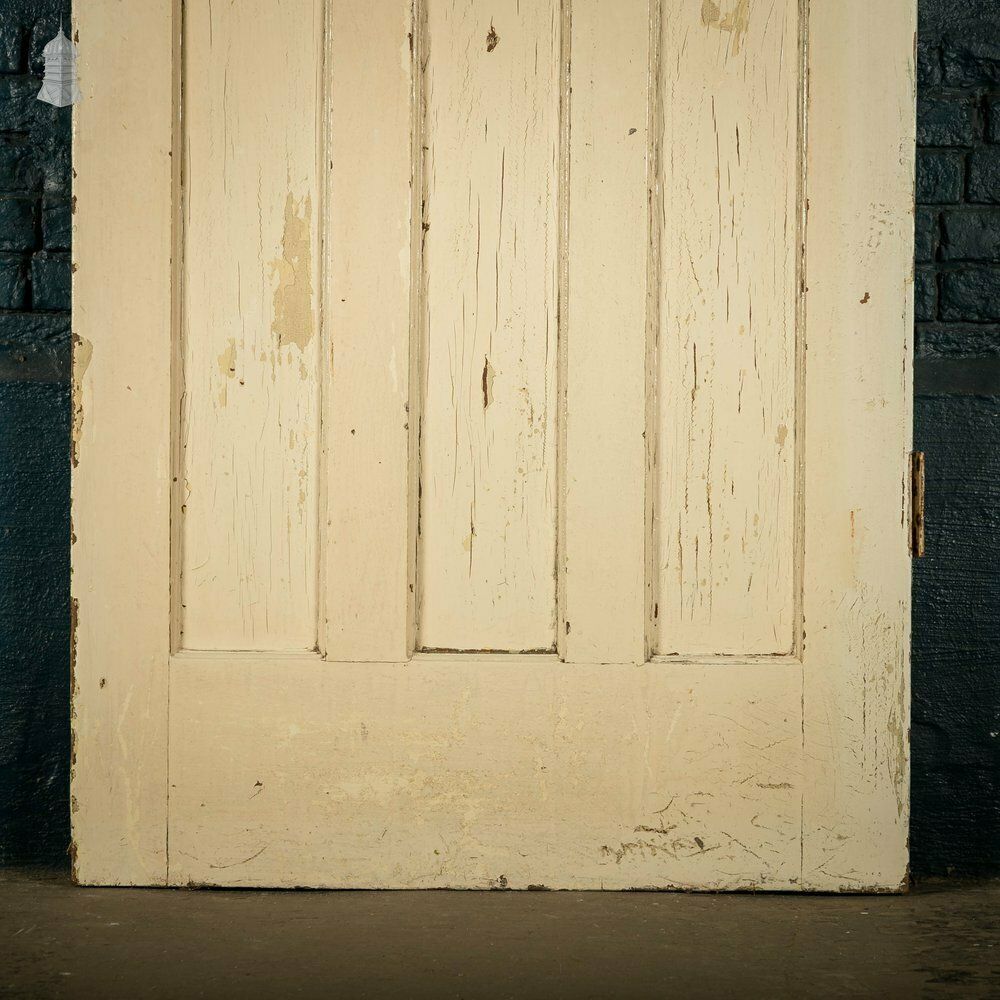Home Fixtures 1930’s Style Door, 1 Over 3 Panelled Door, White Painted Finish photo