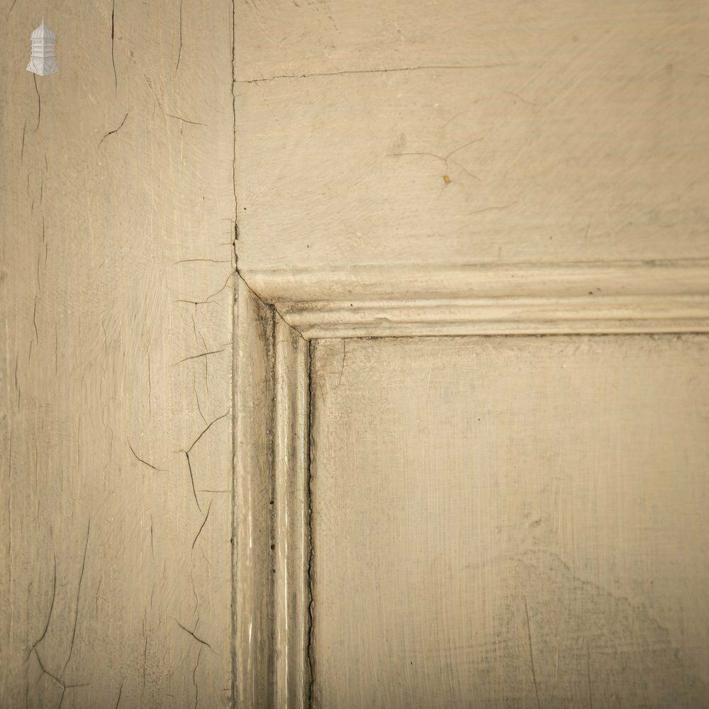 Pine Panelled Door, Moulded 6 Panel With Distressed Paint Finish photo furniture