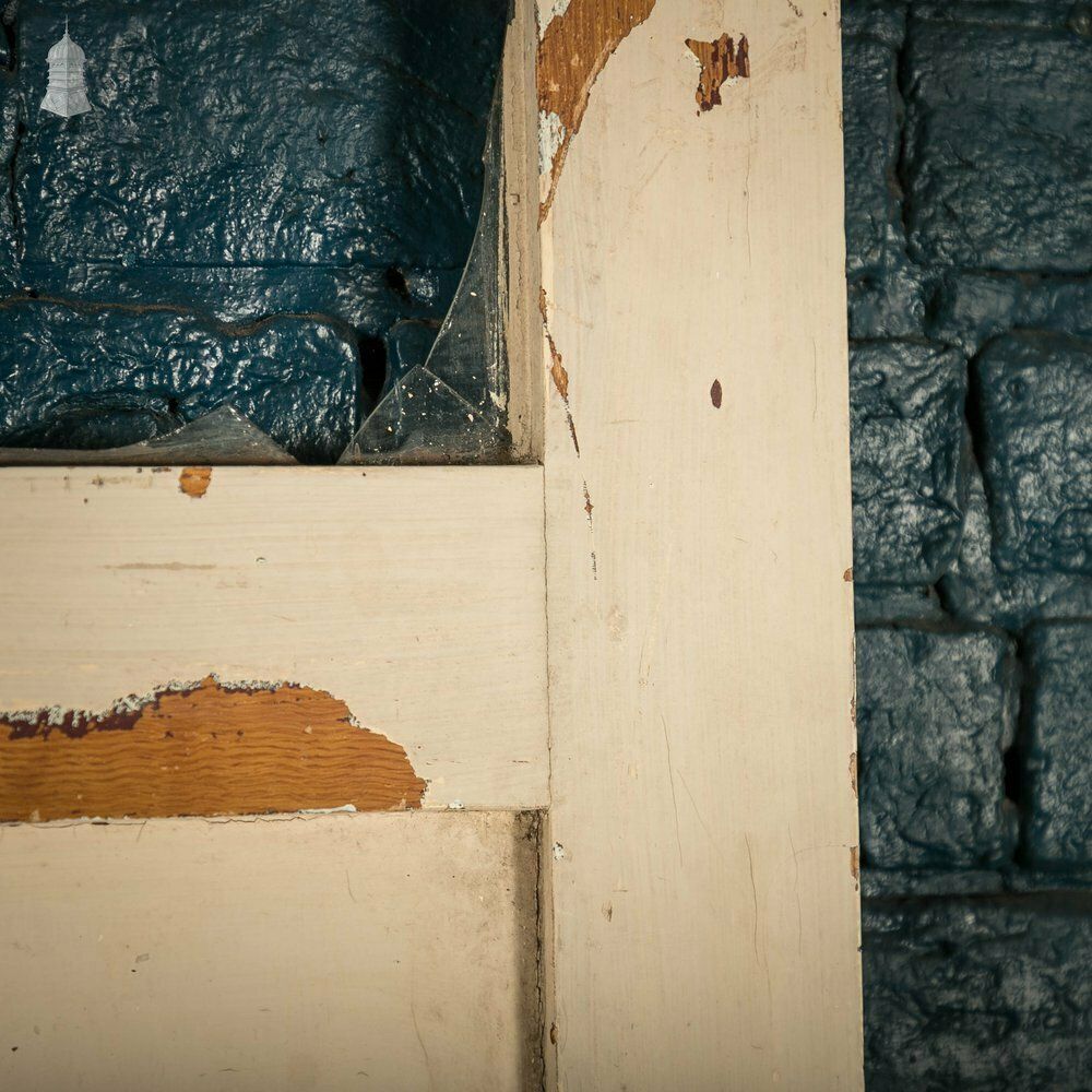 Glazed Pine Door, Distressed Paint Finish photo vinterior