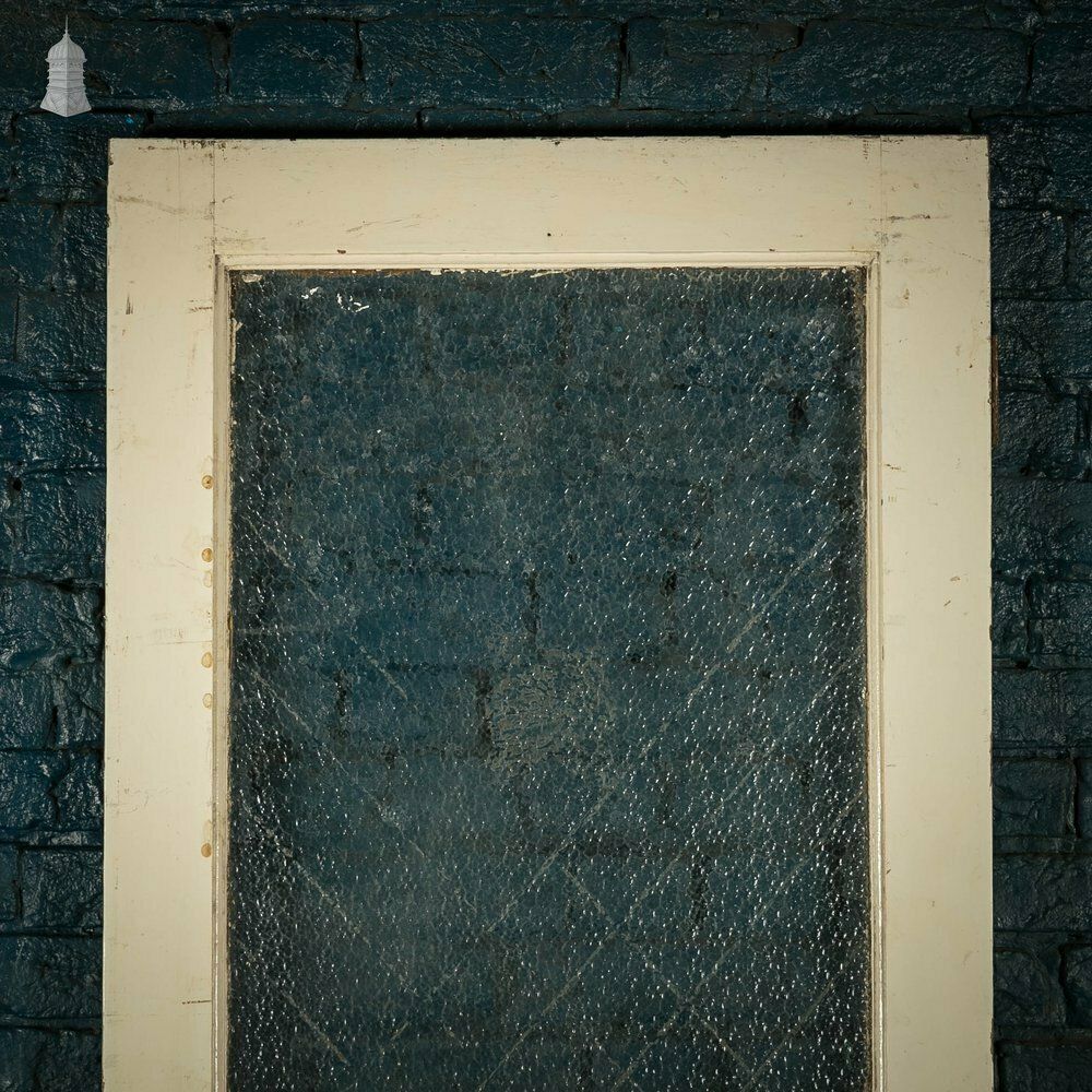 Half Glazed Door, Moulded Panelled Pine Door With ‘Arctic’ Style Textured Glass photo furniture
