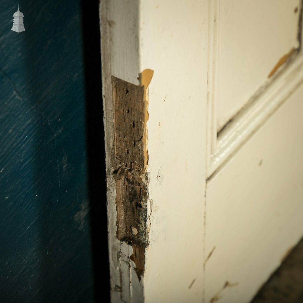 photo furniture Half Glazed Door, Pine Panelled Door With “Hammer Stripe” Style Textured Glass