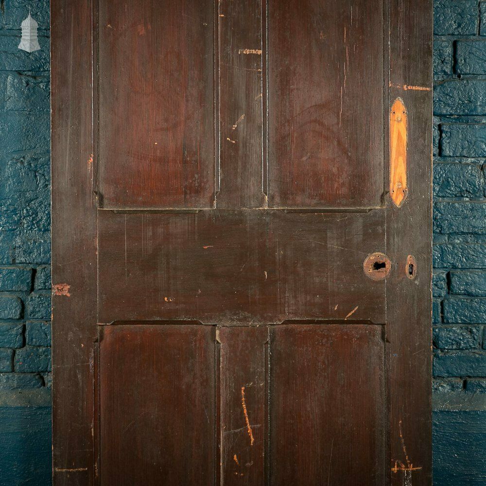photo for sale Pitch Pine Panelled Door, 4 Panel