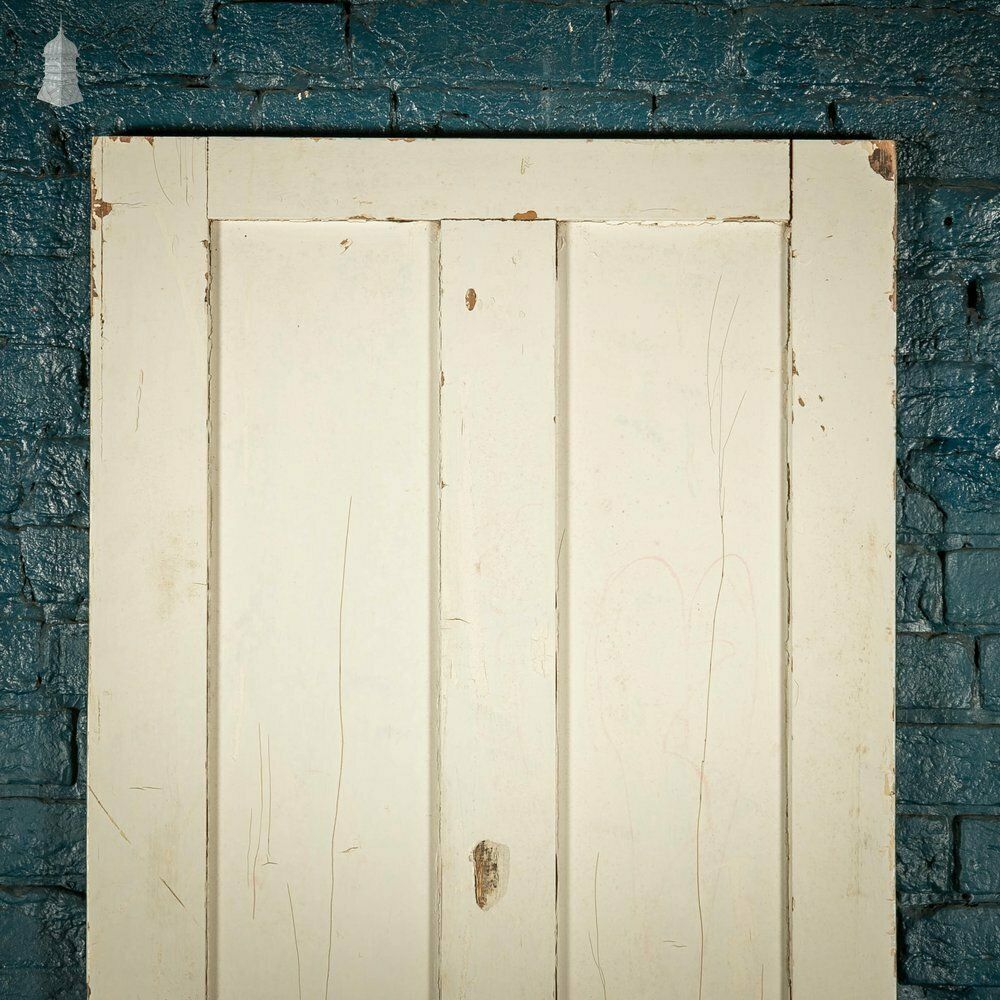 Pine Panelled Door, White Painted Pine 4 Panel photo furniture