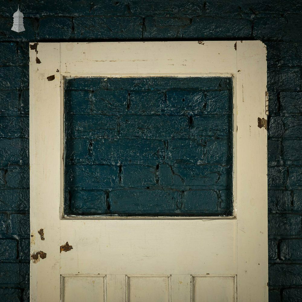 photo for sale Half Glazed 1930’s Style Door, 1 Over 3 Panelled Door