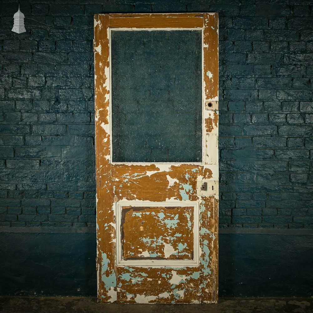 photo furniture Half Glazed Door, With Dental Shelf And Textured Glass