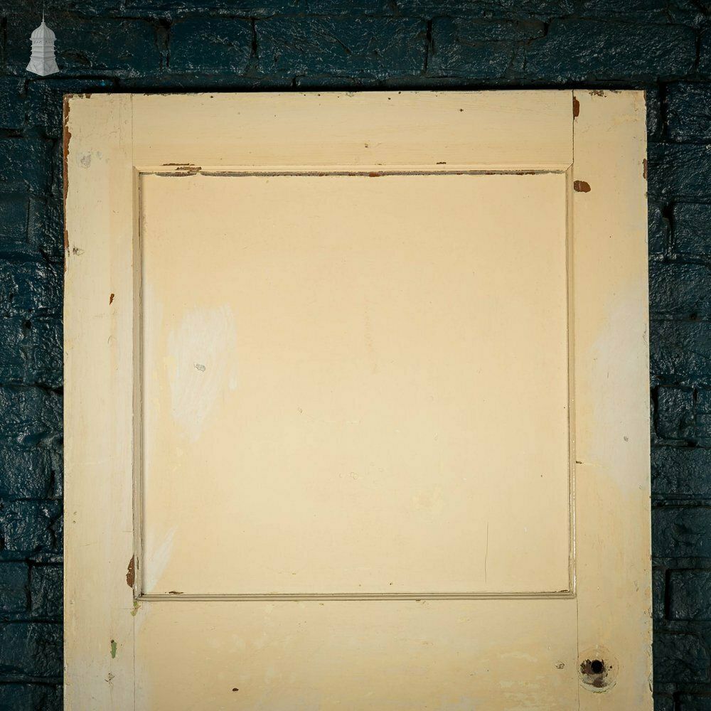 Pine Panelled Door, 1 Over 3 Panel White Painted 1930’s Style Door photo furniture