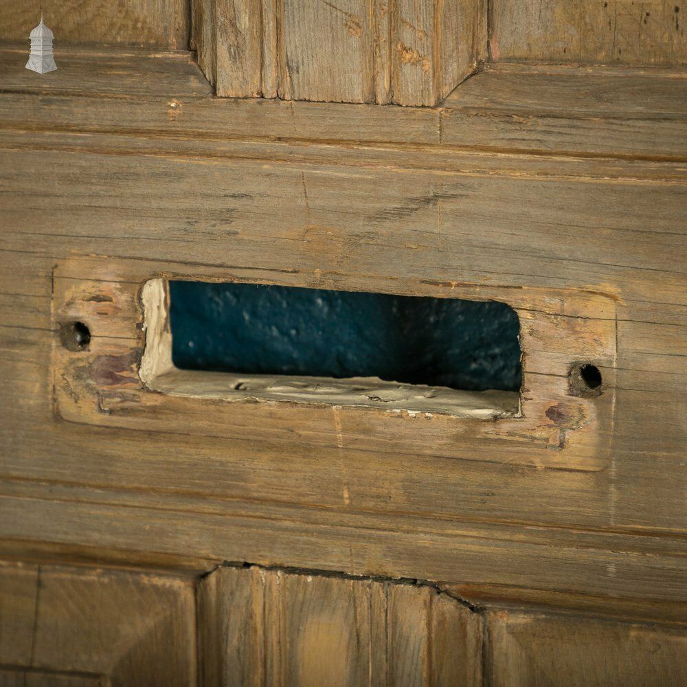 Glazed Pine Door, Moulded 6 Panel photo vinterior