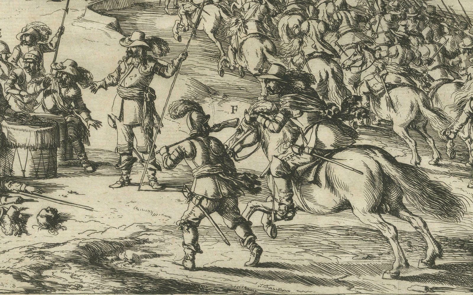 The Aftermath Of Battle For Oudenaarde In The Eighty Years' War Engraved In 1632 photo buy