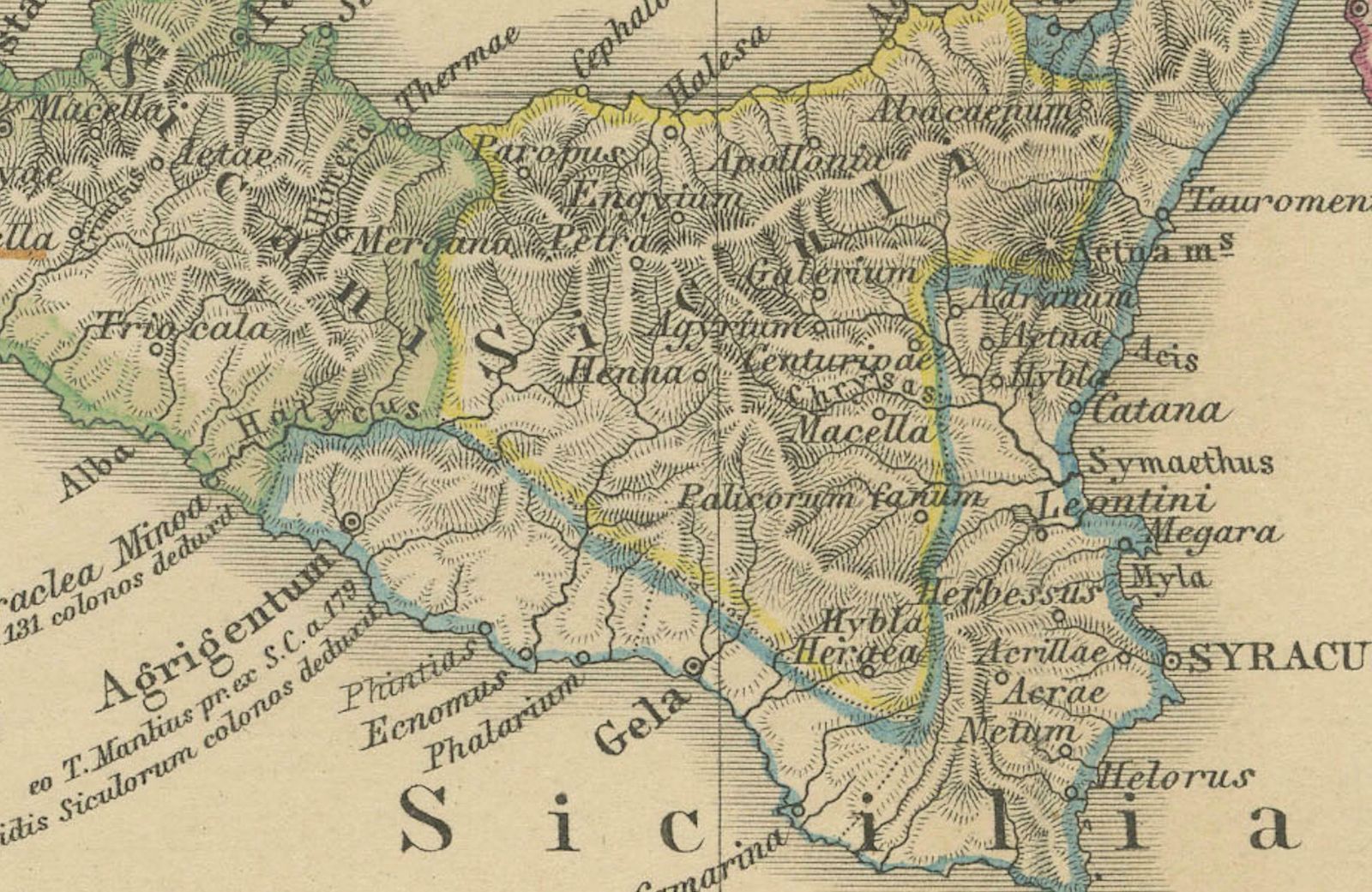 Roman Italy And Provinces: A Cartographic Snapshot, 1880 photo Art