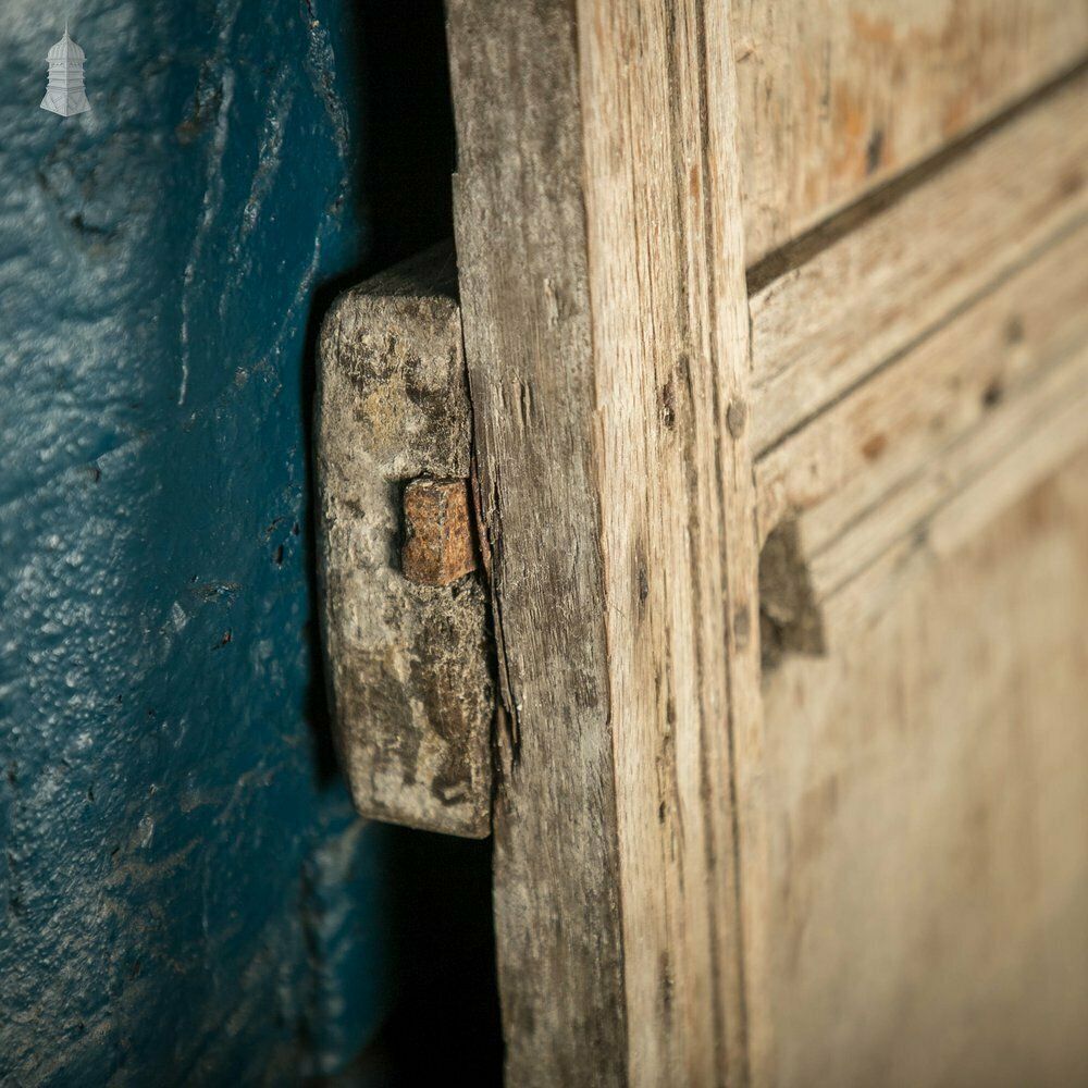 Oak Panelled Door, 17th C, 6 Panel photo vintage