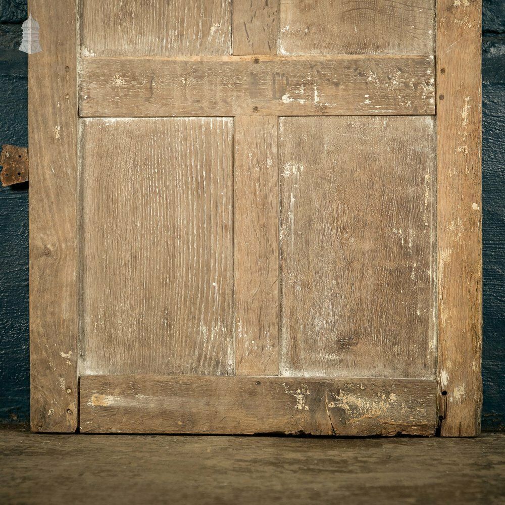 810.0 Oak Panelled Door, 17th C, 6 Panel photo