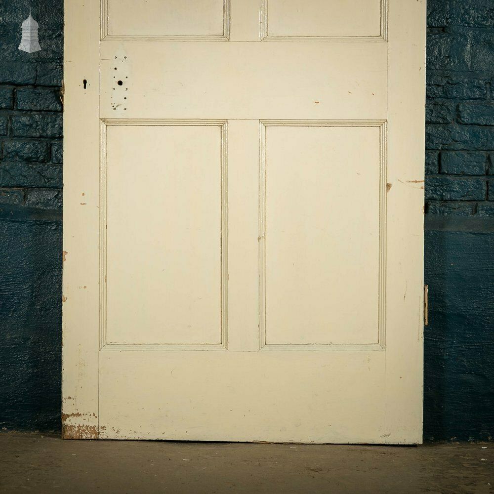 Pine Panelled Door, 4 Panel White Painted photo Home Fixtures