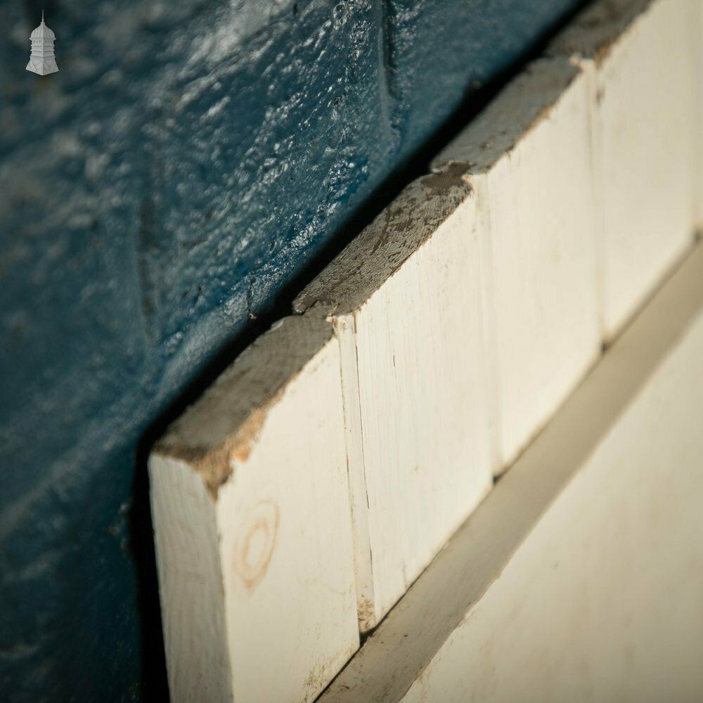 photo for sale Plank Ledged And Braced Door, White Painted Tongue And Groove Cupboard Door